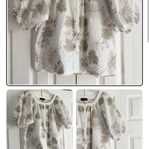 TWO! Yes TWO super Cute For Summer KAREN KANE blouses MED Excellent Condition.